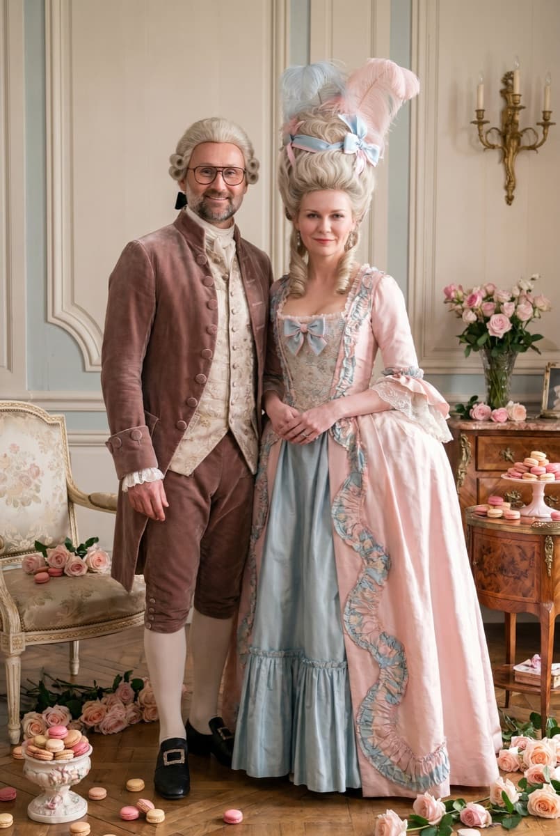 Rendu IA Studio Pop · Aristocratie XVIIIᵉ