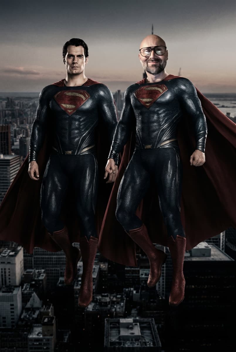 Rendu IA Studio Pop · Superman