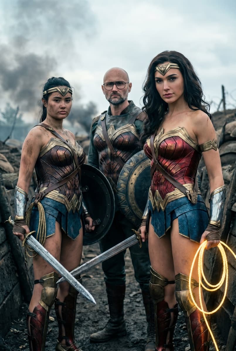 Rendu IA Studio Pop · Wonder Woman